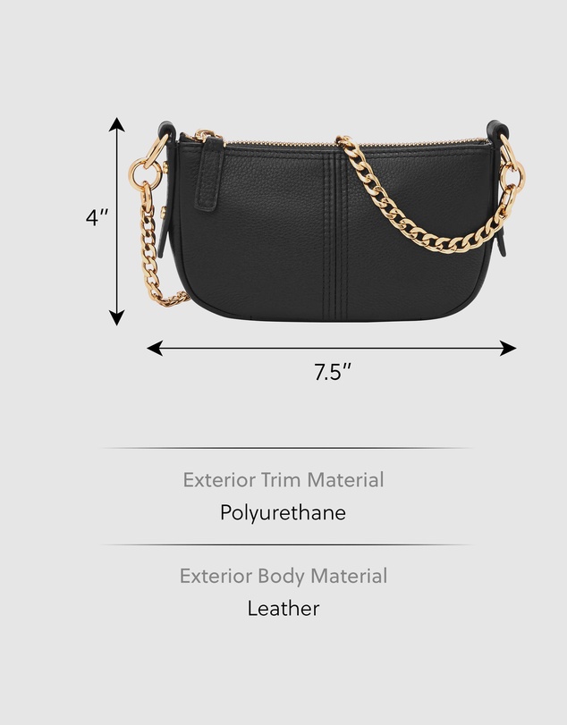 Fossil - Jolie Black Mini Crossbody Bag