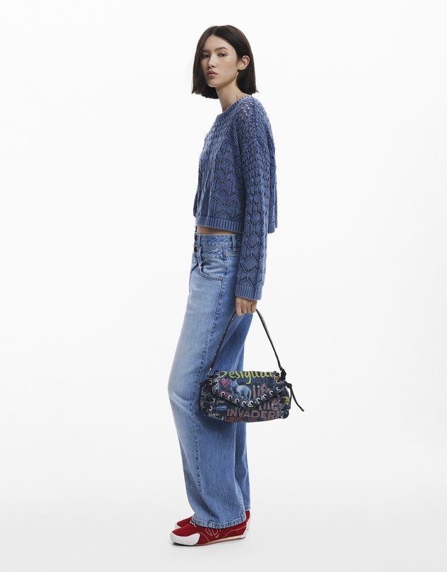 Desigual - Denim across body bag