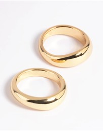 Lovisa - Gold Plated Ring Set