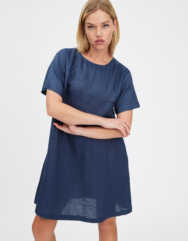 White By FTL - Zavi Linen Dress