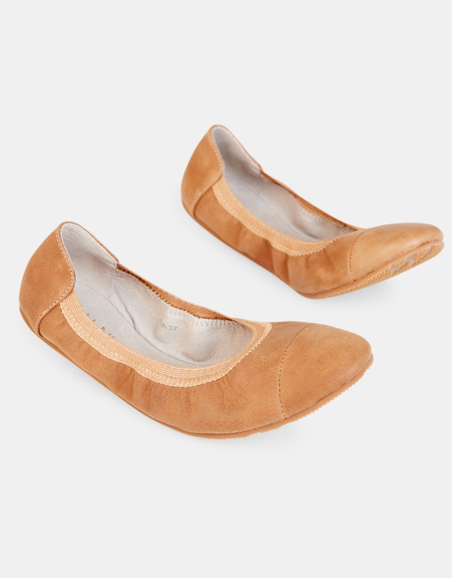 Walnut Melbourne - Ava Leather Ballet