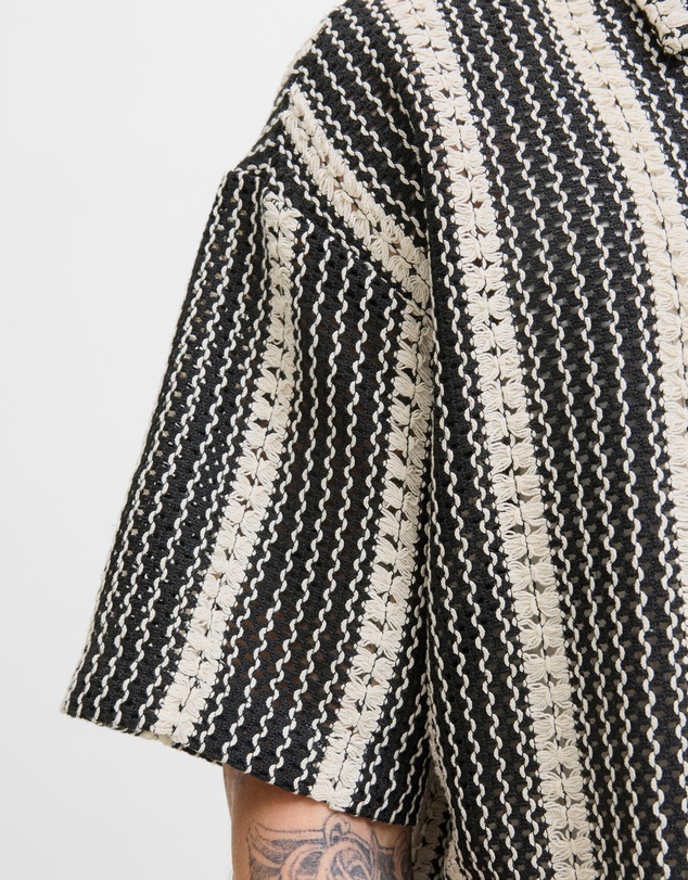 Jack & Jones - Bellagio Crochet Short Sleeve Shirt