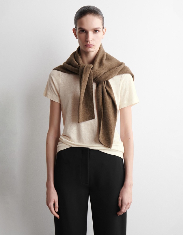 COS - Crew-Neck Linen T-Shirt