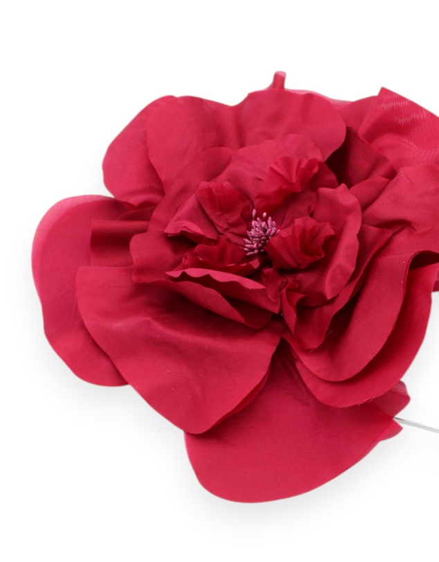 Morgan & Taylor - Cindy Fascinator in Burgundy Red