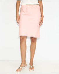 Dazie - Alice Satin Midi Skirt