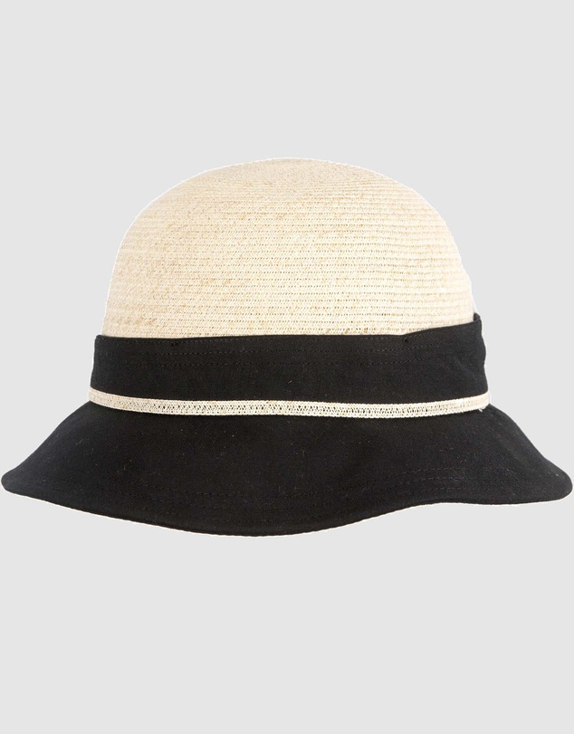 Max Alexander - Straw Black Summer Beach Sun Hat