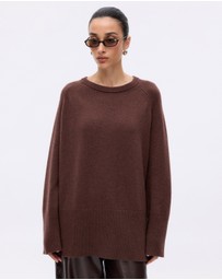 Minima Esenciales - Emi Oversized Wool Cashmere Blend Knit
