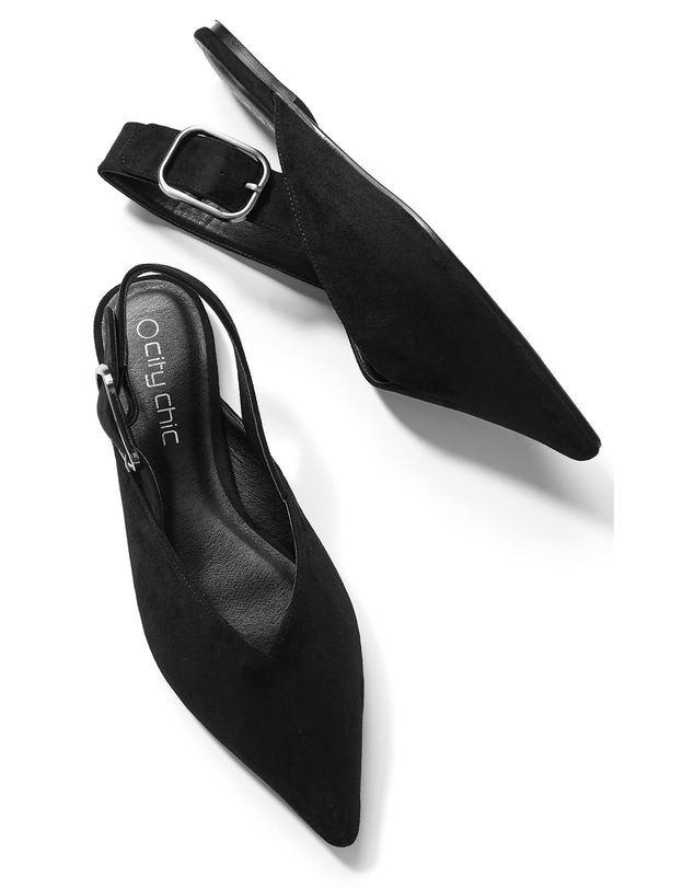 City Chic - WIDE FIT Gianna Slingback Flat