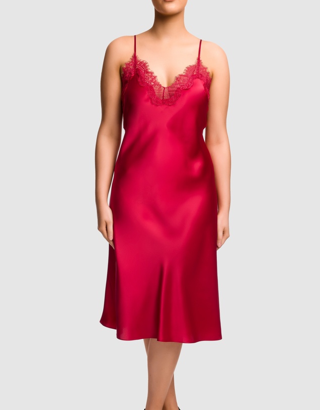 Sainted Sisters - Scarlett Silk Long Chemise