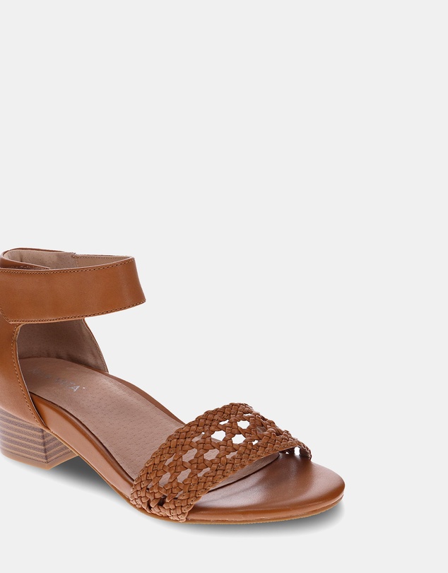 Mia Vita - Kath Heeled Sandal - Tan