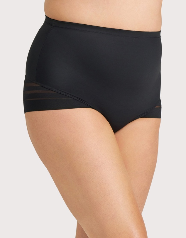Ava & Audrey  - Ava & Audrey Jacquard Stripe Smoothing Full Brief
