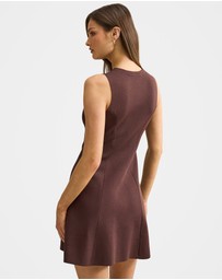 Forever New - Lucienne Fit and Flare Knitted Mini Dress