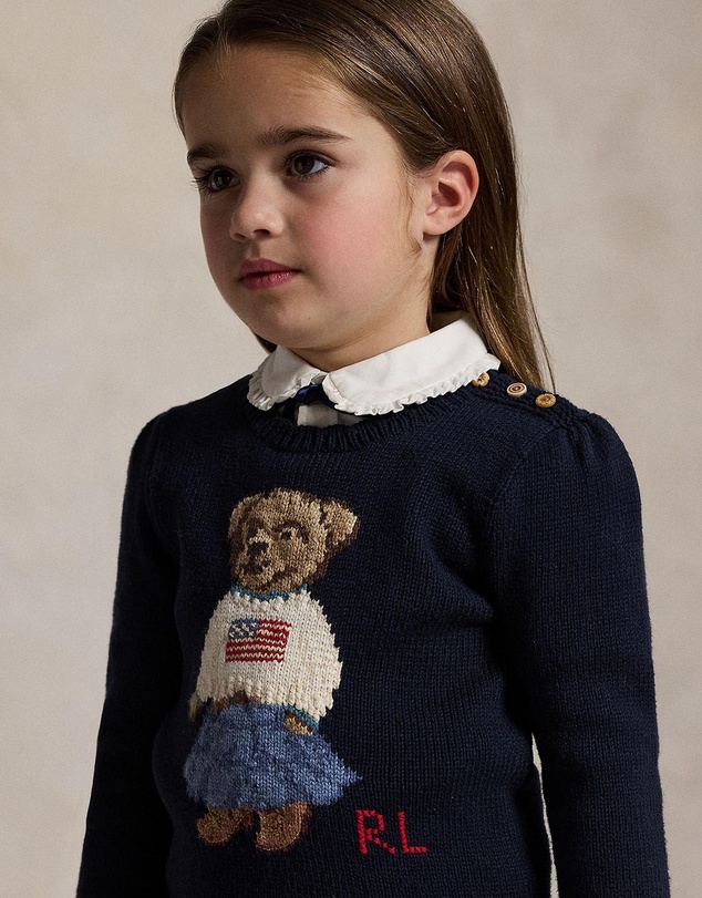 Polo Ralph Lauren - Polo Bear Cotton Sweater - Kids