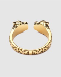 Nialaya Jewellery - Men's Panther Ring