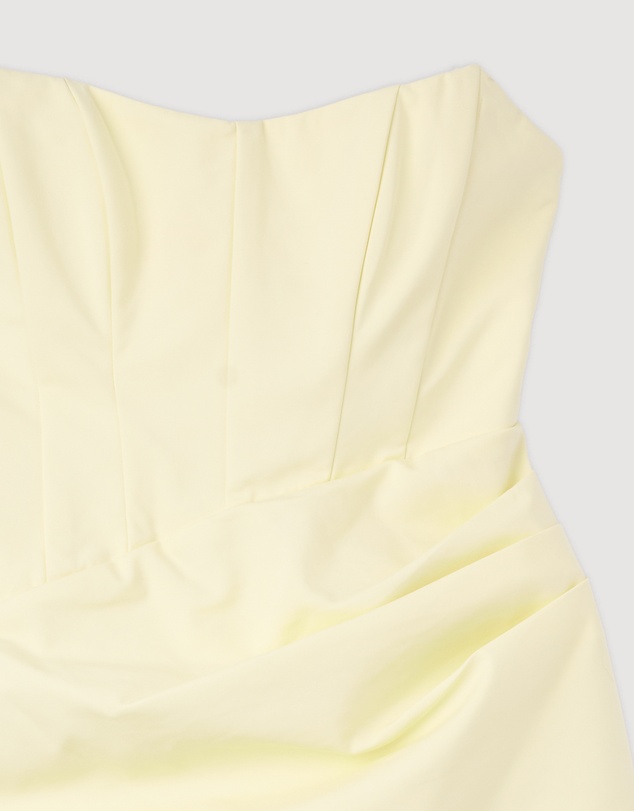 Revibe - Repaired Shona Joy Lani Strapless Corset Mini Dress - AU 12