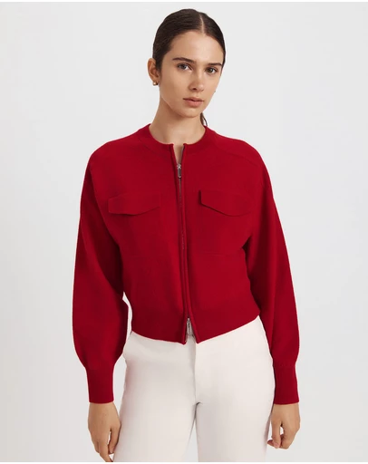 SABA - Amaya Boiled Wool Bomber