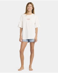 Billabong - Girls 6 to 16 Old Dayz Oversized T-Shirt