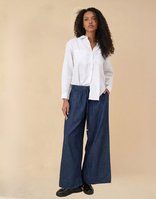 CAMIXA - Palazzo Denim Pants