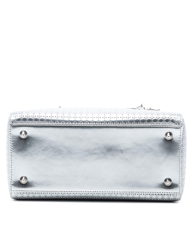 Pre-Loved by Azura Reborn - Pre-Loved Medium Metallic Patent Microcannage Lady Dior