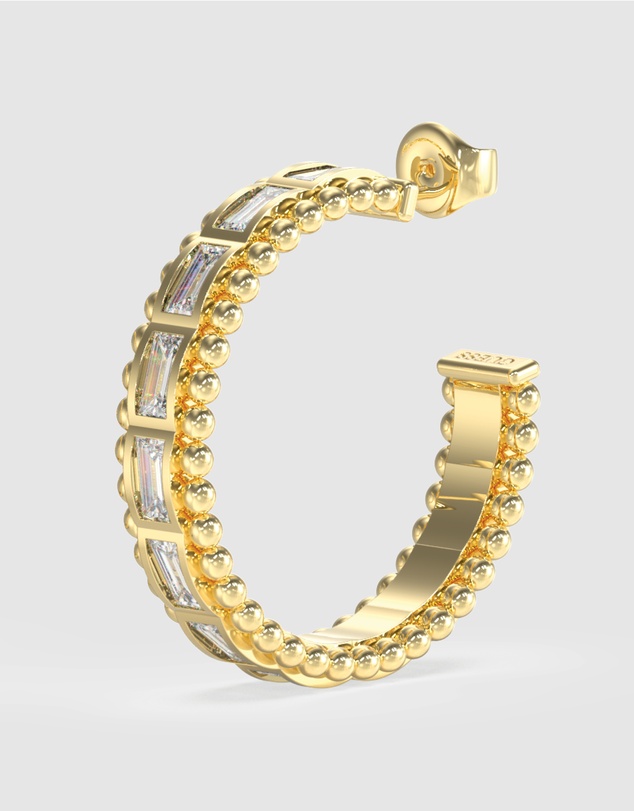 GUESS - Guess Golden Globes Baguettes Hoops