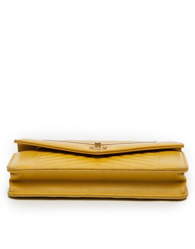 Pre-Loved by Azura Reborn - Pre-Loved Small Reversed Chevron Lambskin Flap