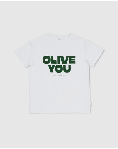 Olive & The Captain - Olive You Everyday Tee - Green