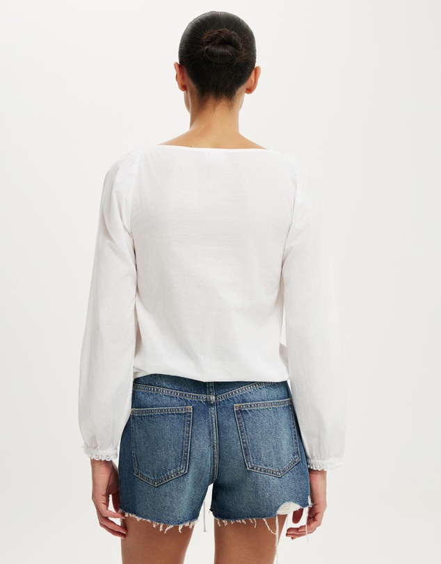 Cotton On - Goldie Long Sleeve Blouse