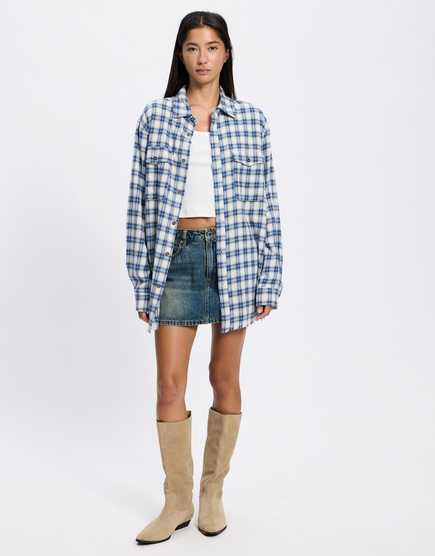 ONE TEASPOON - Lunar Flannel Shirt - ICONIC EXCLUSIVE
