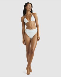 RVCA - Maisey High Rise Cheeky Bikini Bottoms