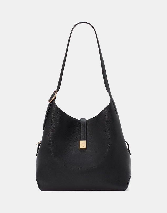 Kate Spade - Deco Pebbled Leather Large Shoulder Bag