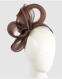 Fillies Collection - Bespoke Chocolate Racing Fascinator
