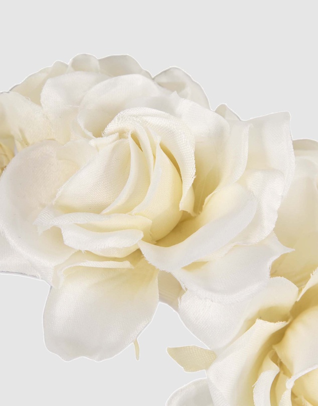 Max Alexander - Large Cream Flower Headband Fascinator