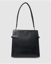 SABEN - Beatrice Shoulder Bag Black Croc