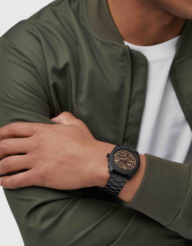 Fossil - Machine Black Analogue Watch