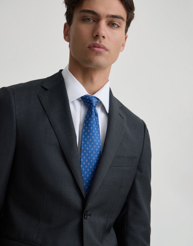 Oxford - Byron 1/2 Canvas Wool Suit Jacket