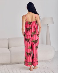 Chelsea Peers - Cheesecloth Cami and Capri Length Bottoms