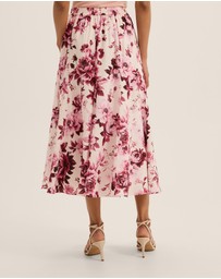 Review - Edie Floral Midi Skirt
