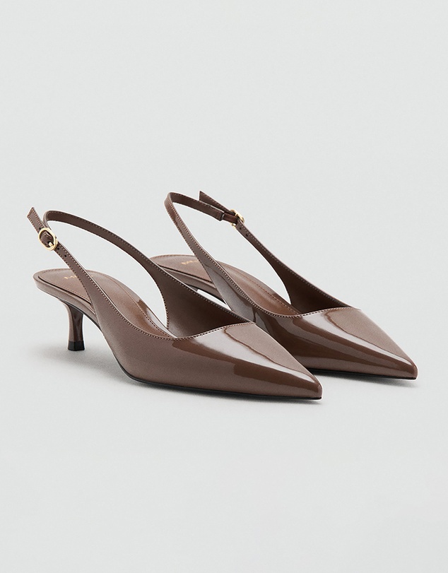 M.N.G - Kitten Heel Pointed Shoes