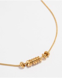 Lovisa - Waterproof Gold Plated Stainless Steel Rondell Necklace