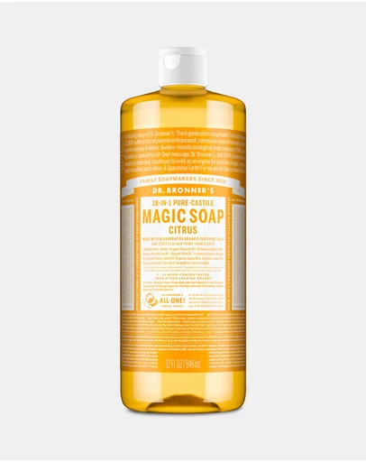 Dr Bronner's - Pure Liquid Castile Soap Citrus 946ml