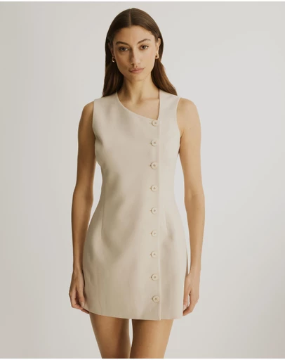 Atmos&Here - Bell Asymmetric Mini Dress
