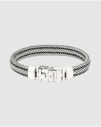 Kuzzoi - ICONIC EXCLUSIVE - Bracelet Male Kingchain 925 Sterling Silver Oxidized