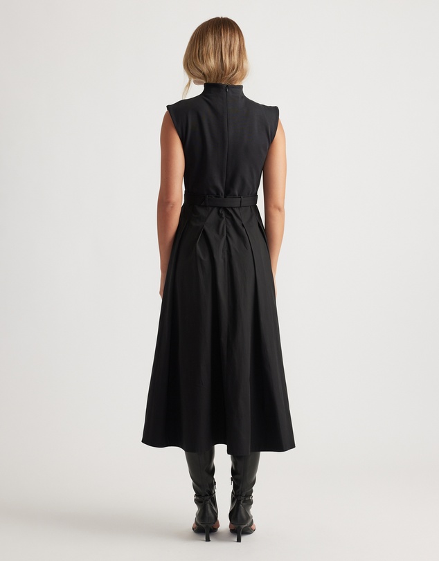 Decjuba - Stefanie Spliced Midi Dress