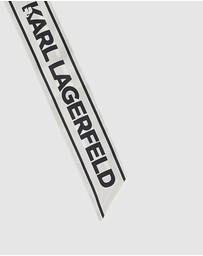Karl Lagerfeld - K/Essential Slim Silk Scarf