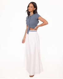 Petal & Pup - Christine Maxi Skirt - White