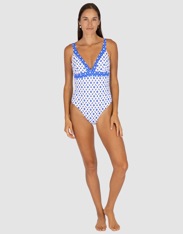 Baku Swimwear - Kasbah Multi Fit Longline One Piece Swimsuit