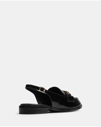 Wittner - Alexia Leather Slingback Loafers