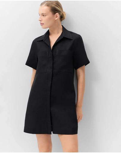 UNISON - Collared Linen Dress