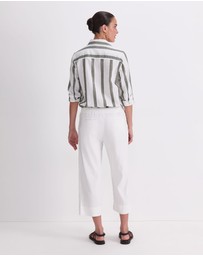 Sportscraft - Rosa Crop Linen Pant