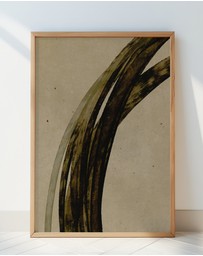 Olive et Oriel - Jungle Strokes by Treechild Art Print